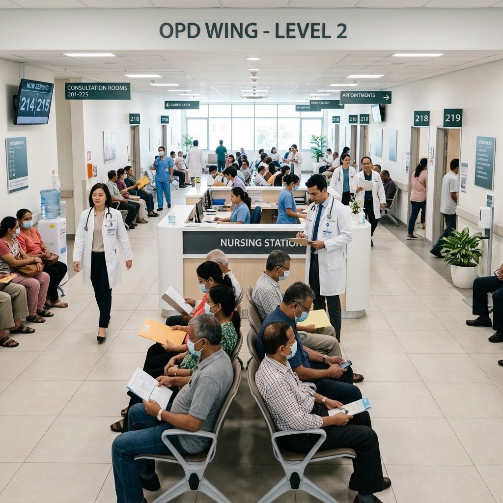 100-Bed Teaching Hospital OPD